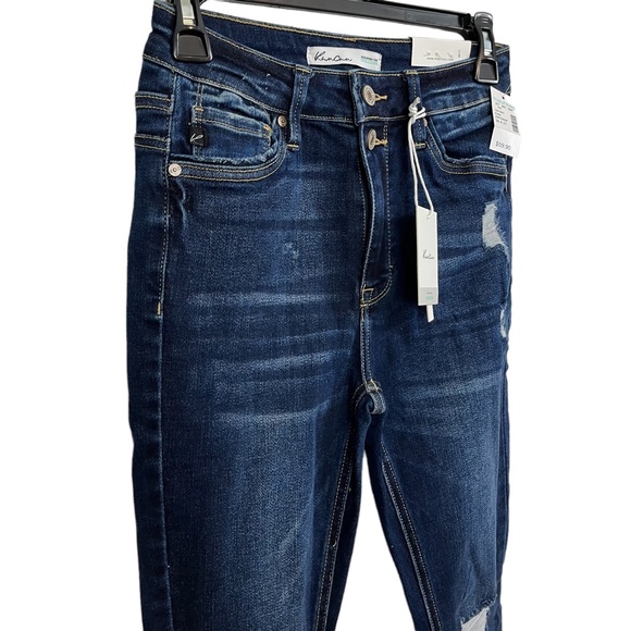 KanCan Women's High Rise Jeans - Dark Blue no tags, worn 2x like new - Picture 5 of 16